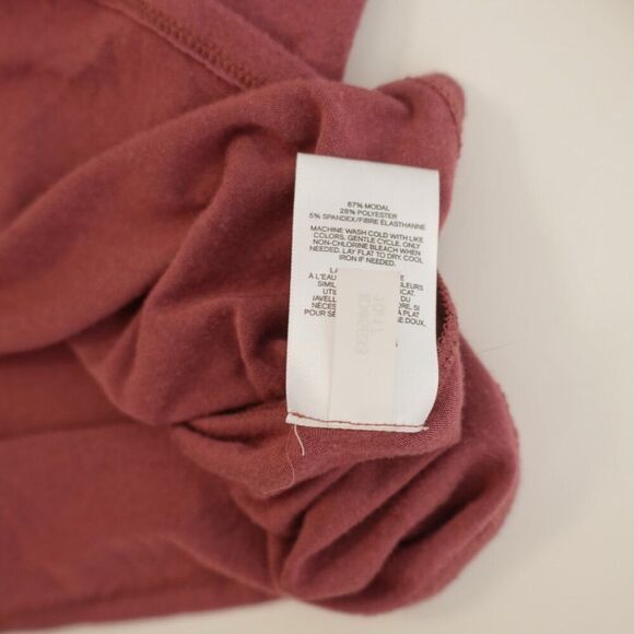 Express One‎ Eleven Purple Scoop Neck Long Sleeve Top Blouse Medium Long Sleeve - Picture 8 of 9